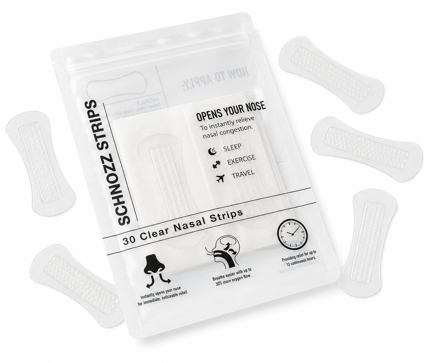 FREE Clear Nasal Strips 30 Day Supply